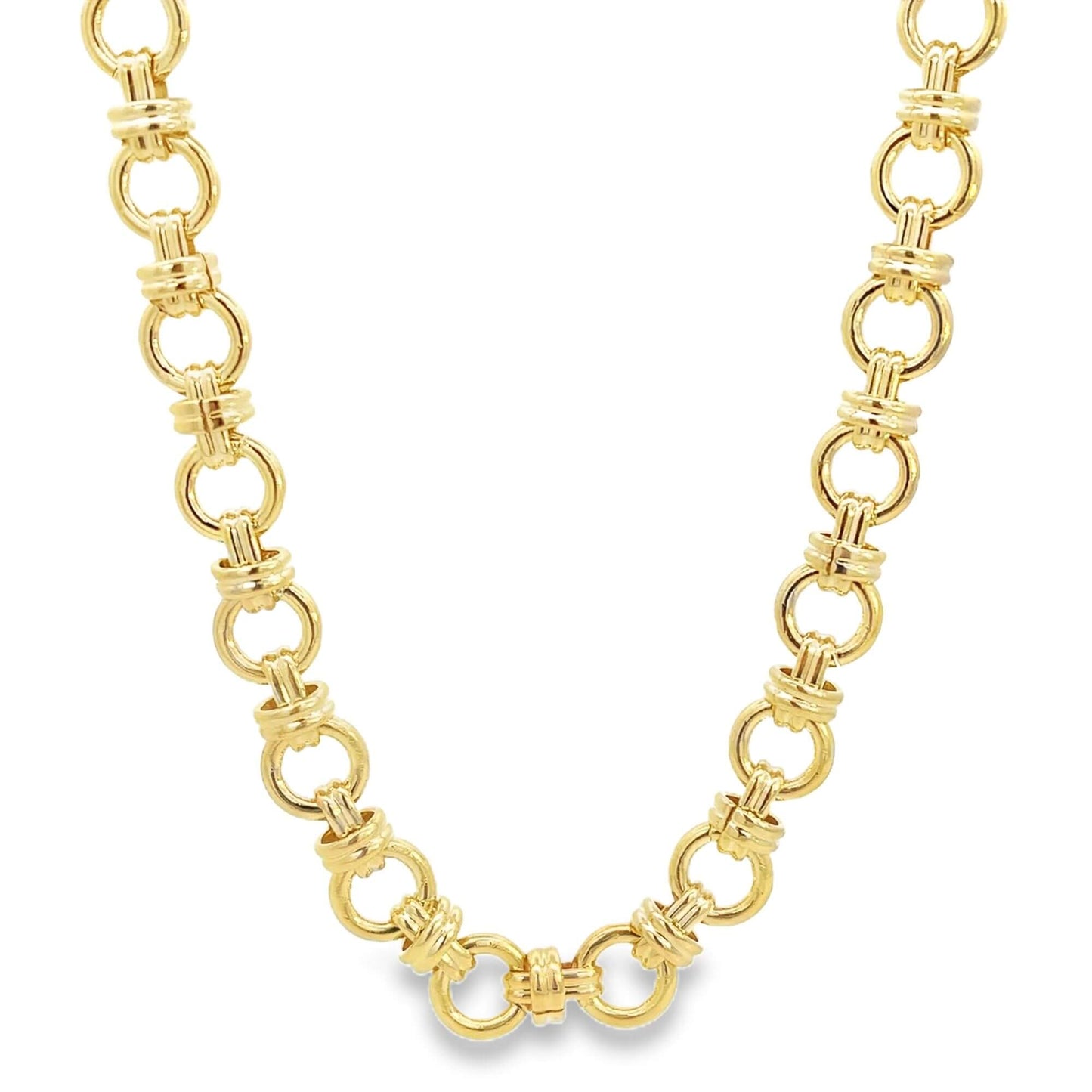 OVAL KNOT LINK ROLO BRACELET