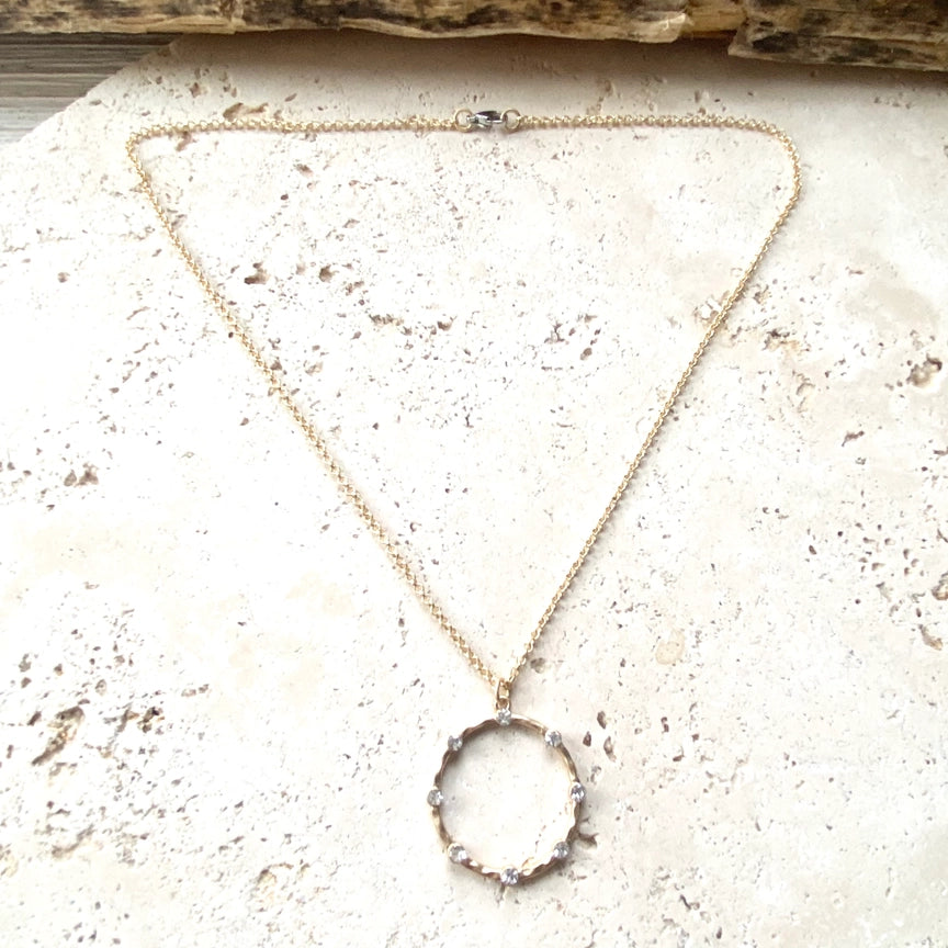 Simple Crystal Necklace