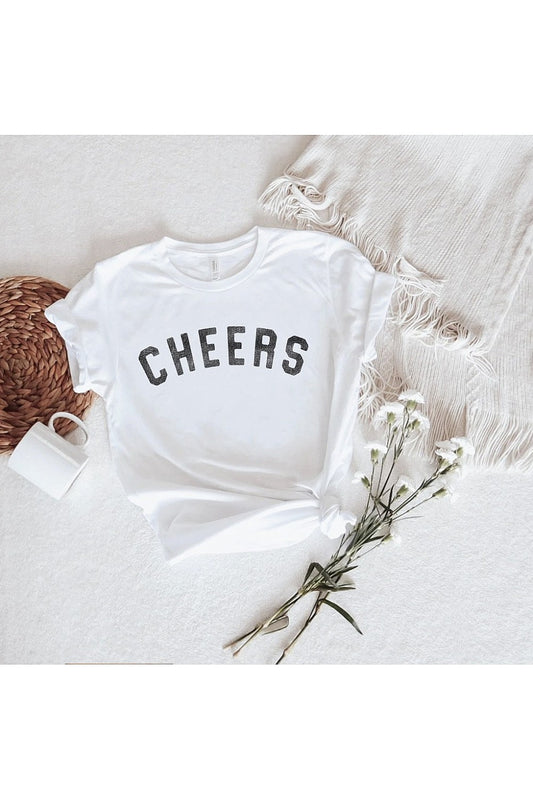 CHEERS GRAPHIC TEE