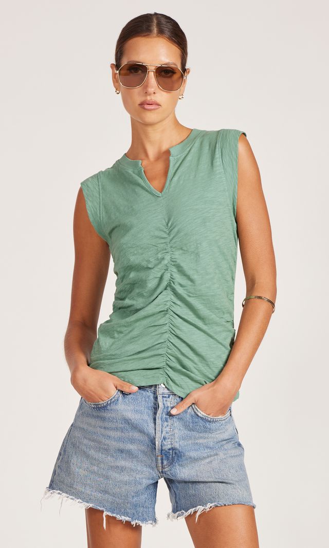 Kaia Muscle Tee by bobi Los Angeles