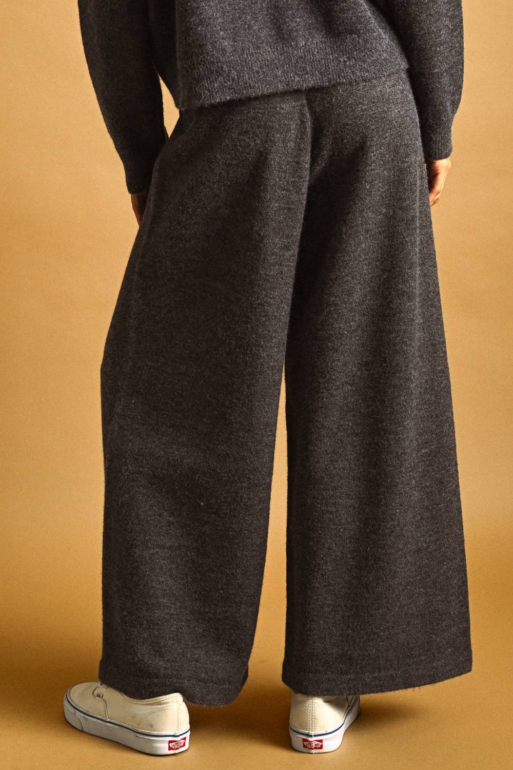Relaxed Sweater Knit Trouser