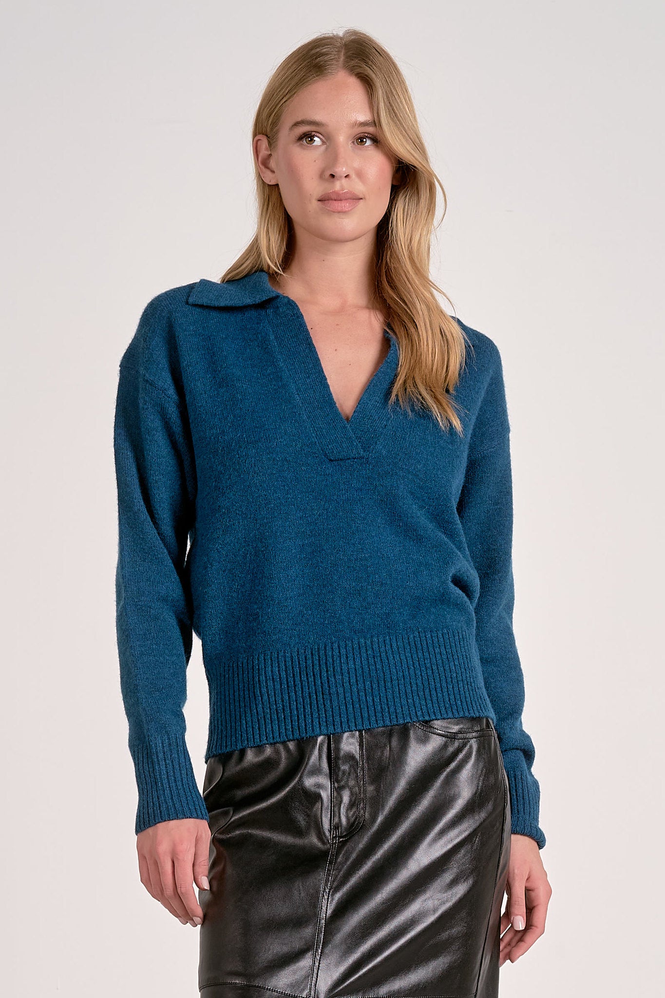 Polo Collar Sweater