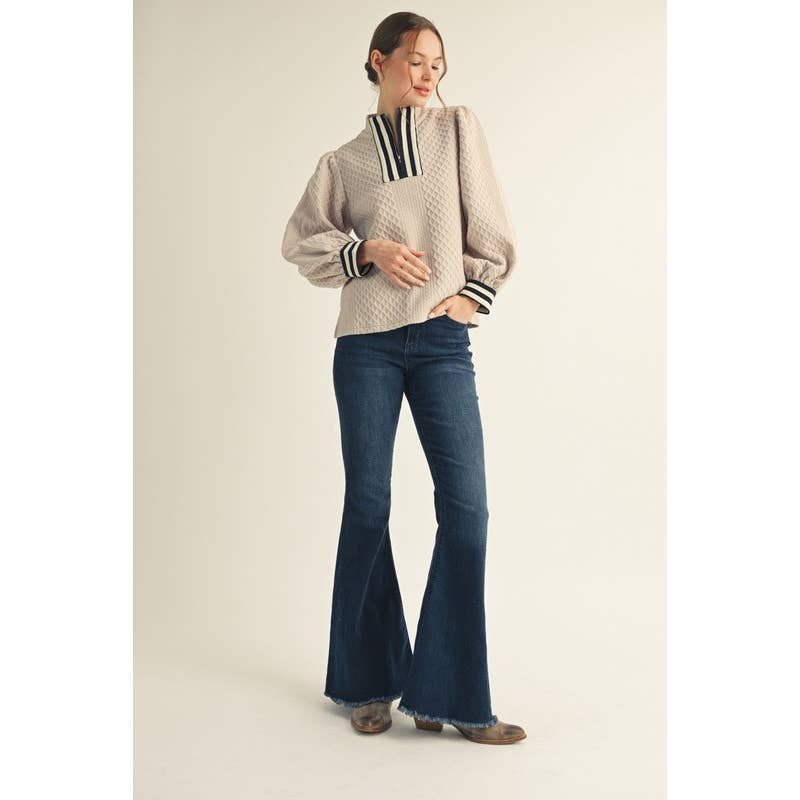 Quilted Texture Top
