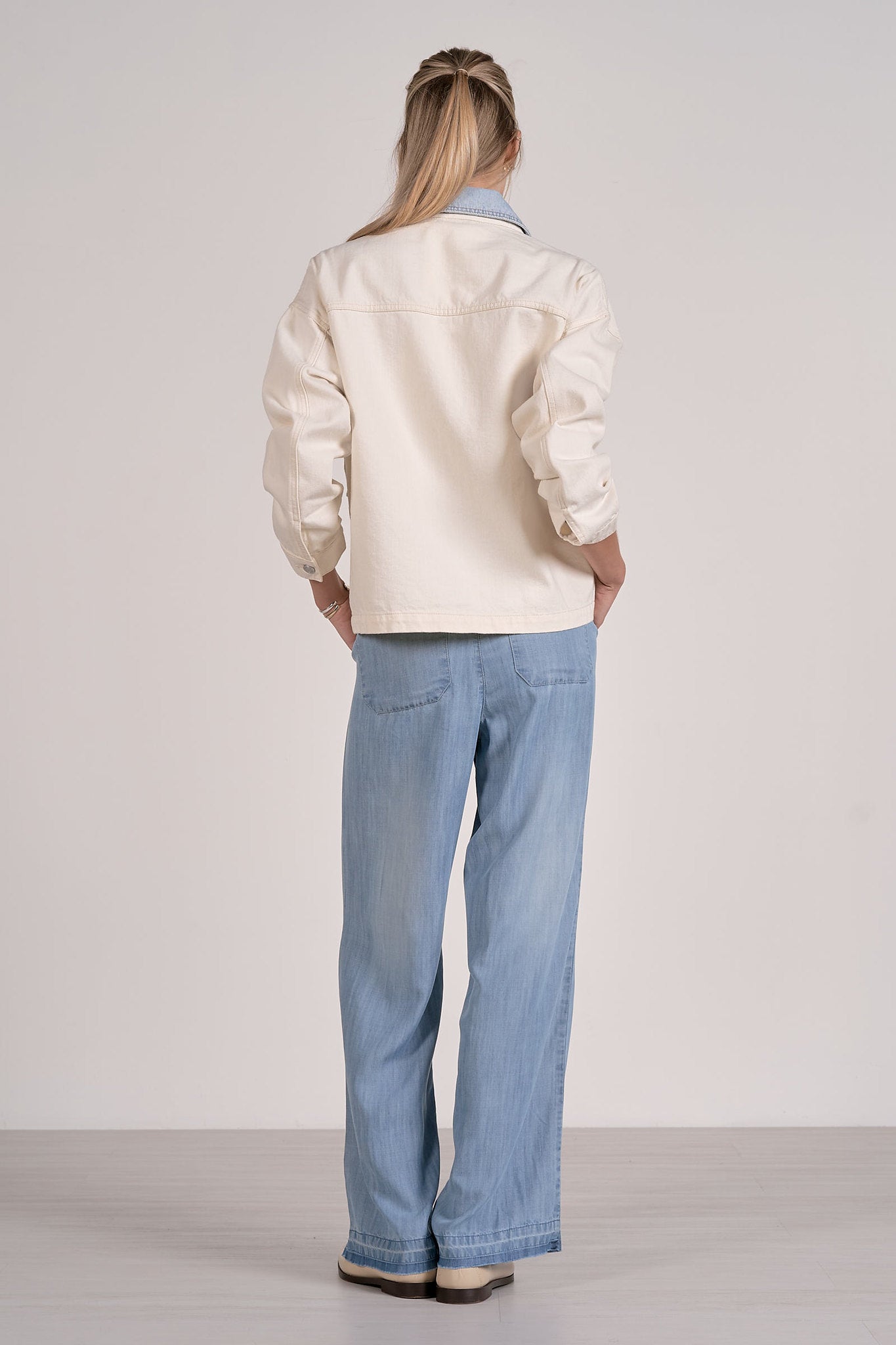 Front Pocket Denim Jacket