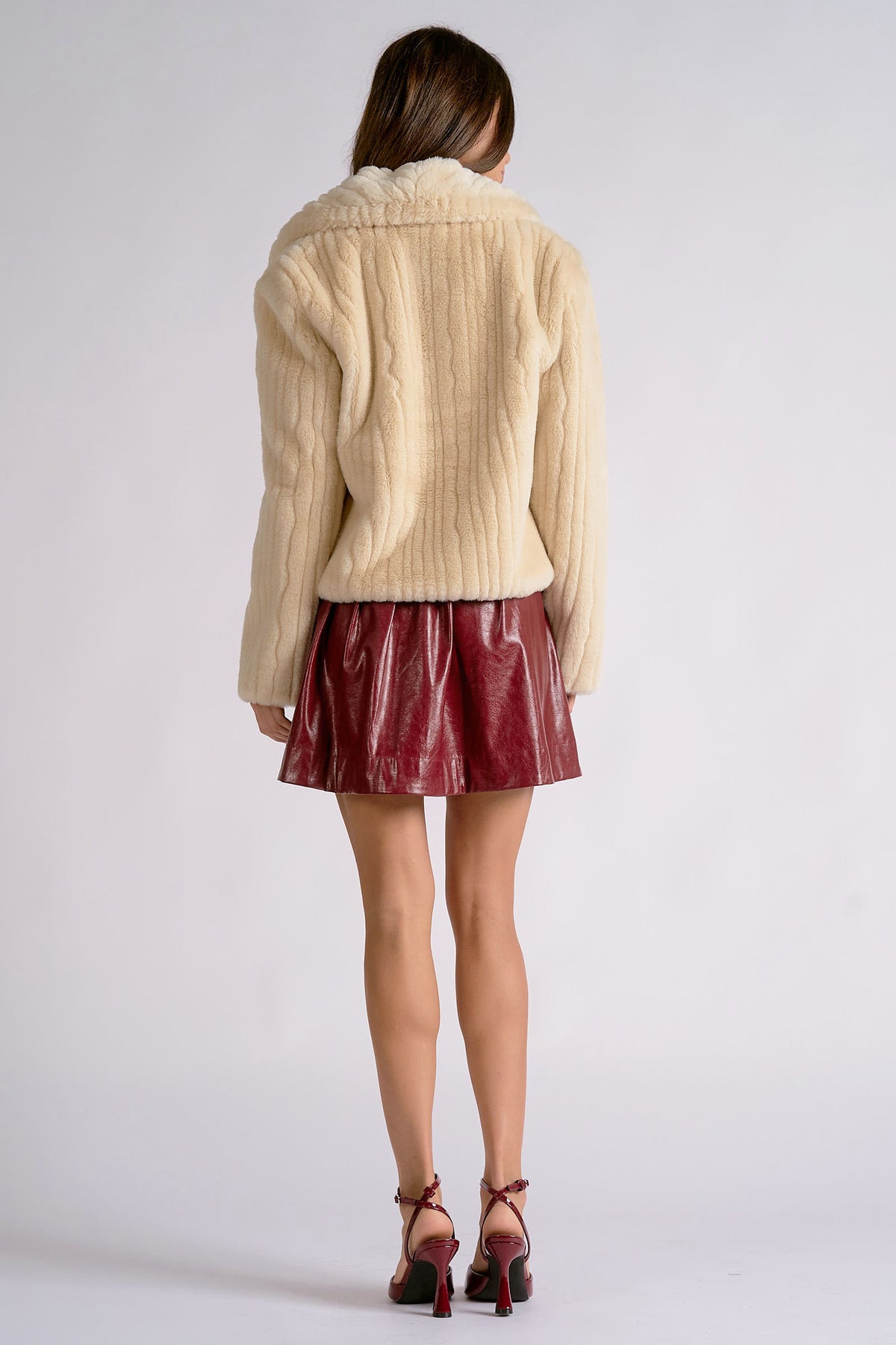 Big Collar Faux Fur Jacket
