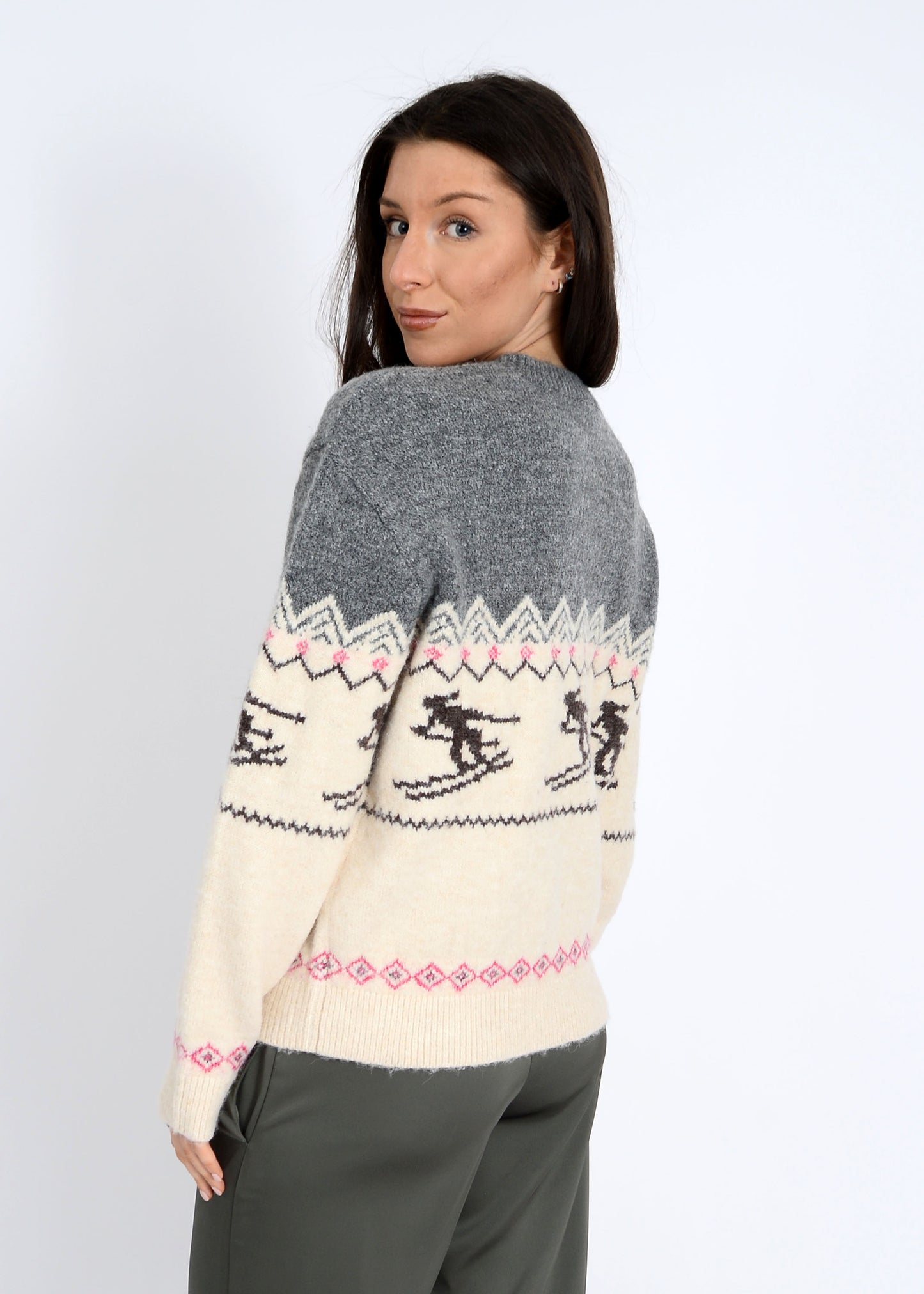 Gunhild Long Sleeve Crew Neck Sweater