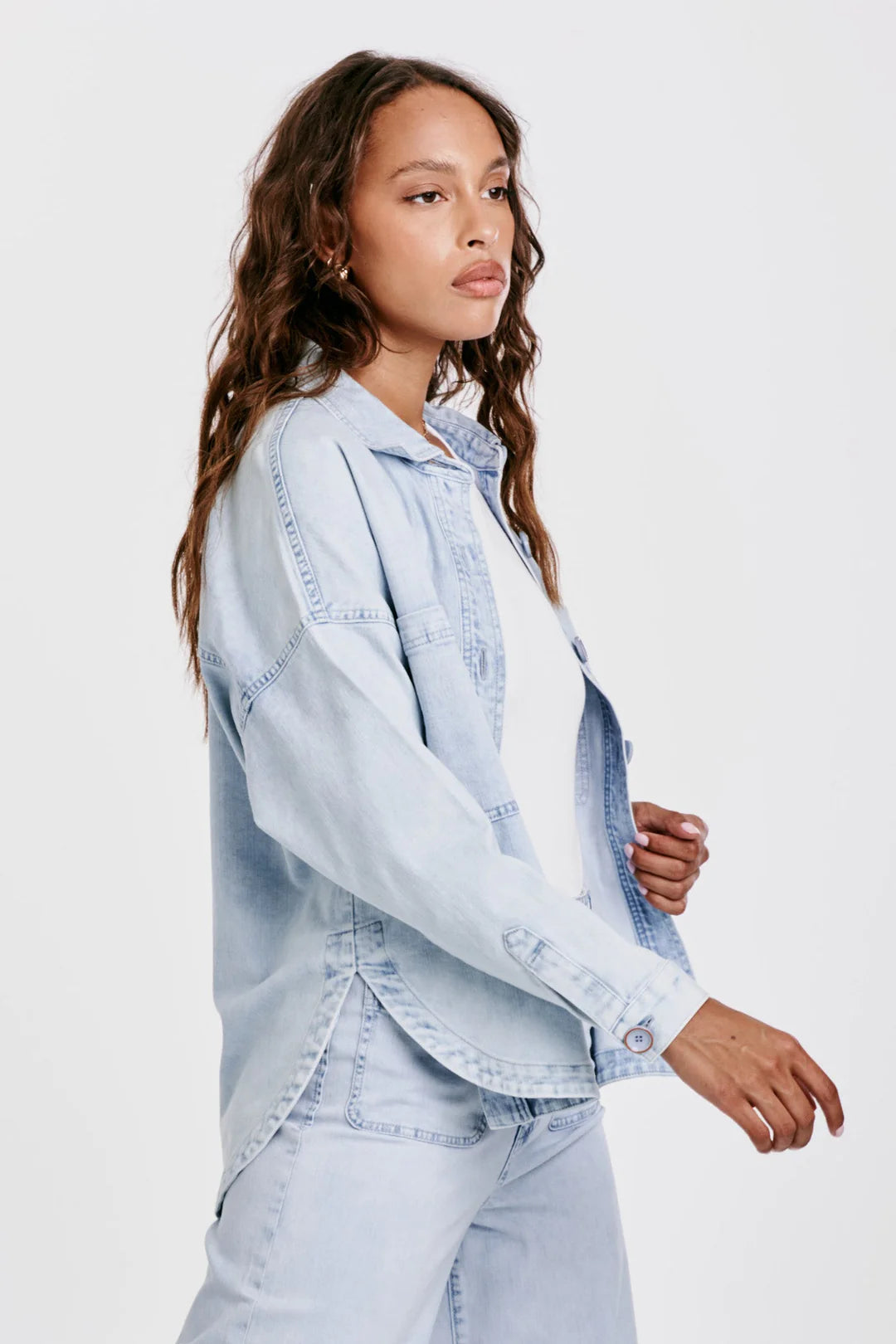 GINA DENIM SHIRT JACKET ARTHLOW