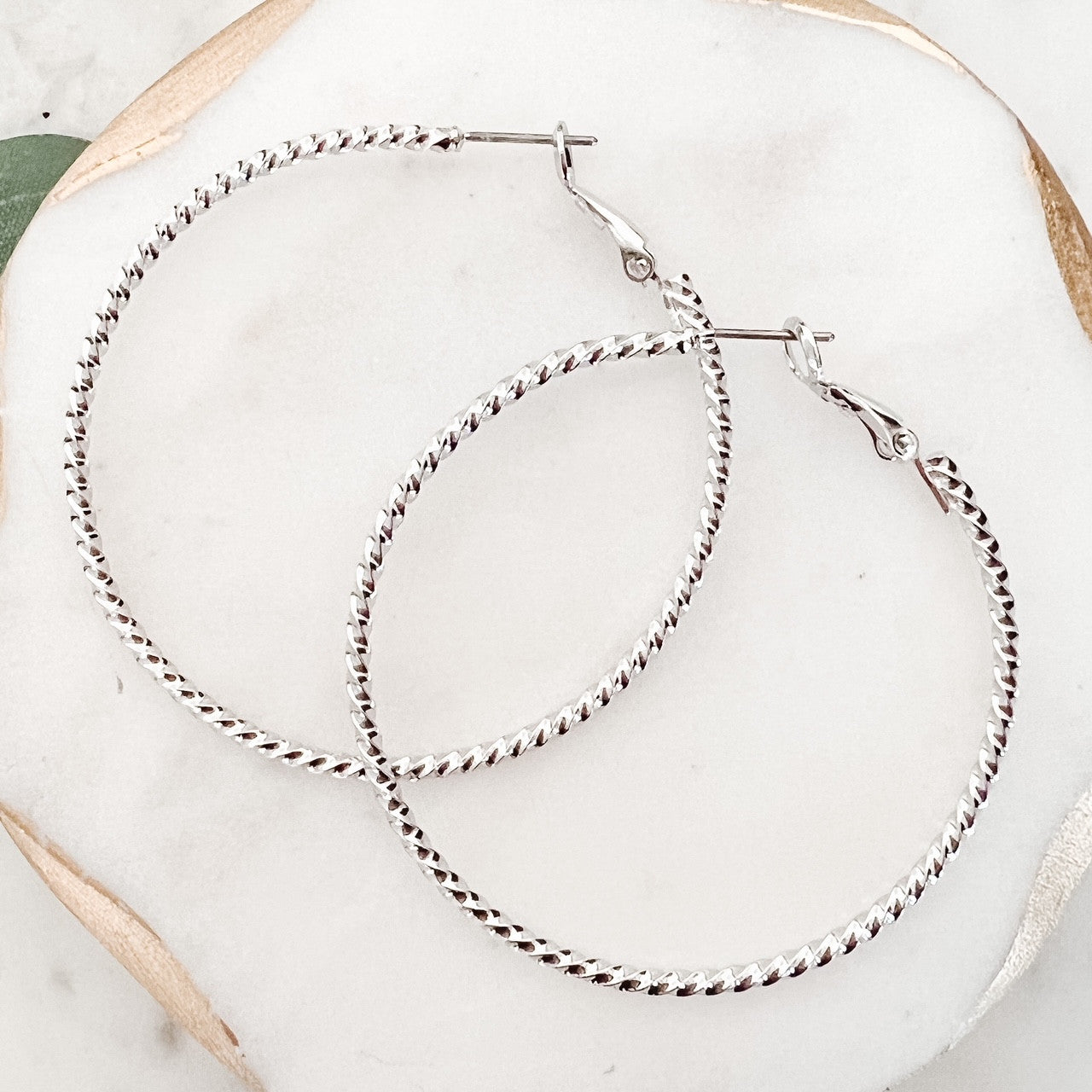 Rippled Hoop Earrings