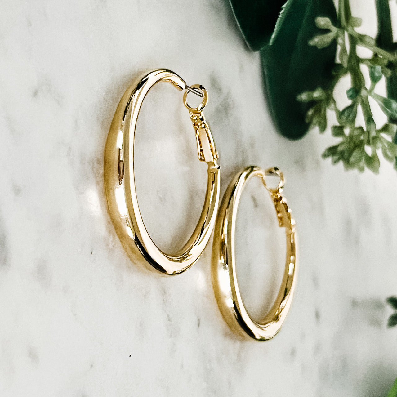 Tube Hoop Earrings