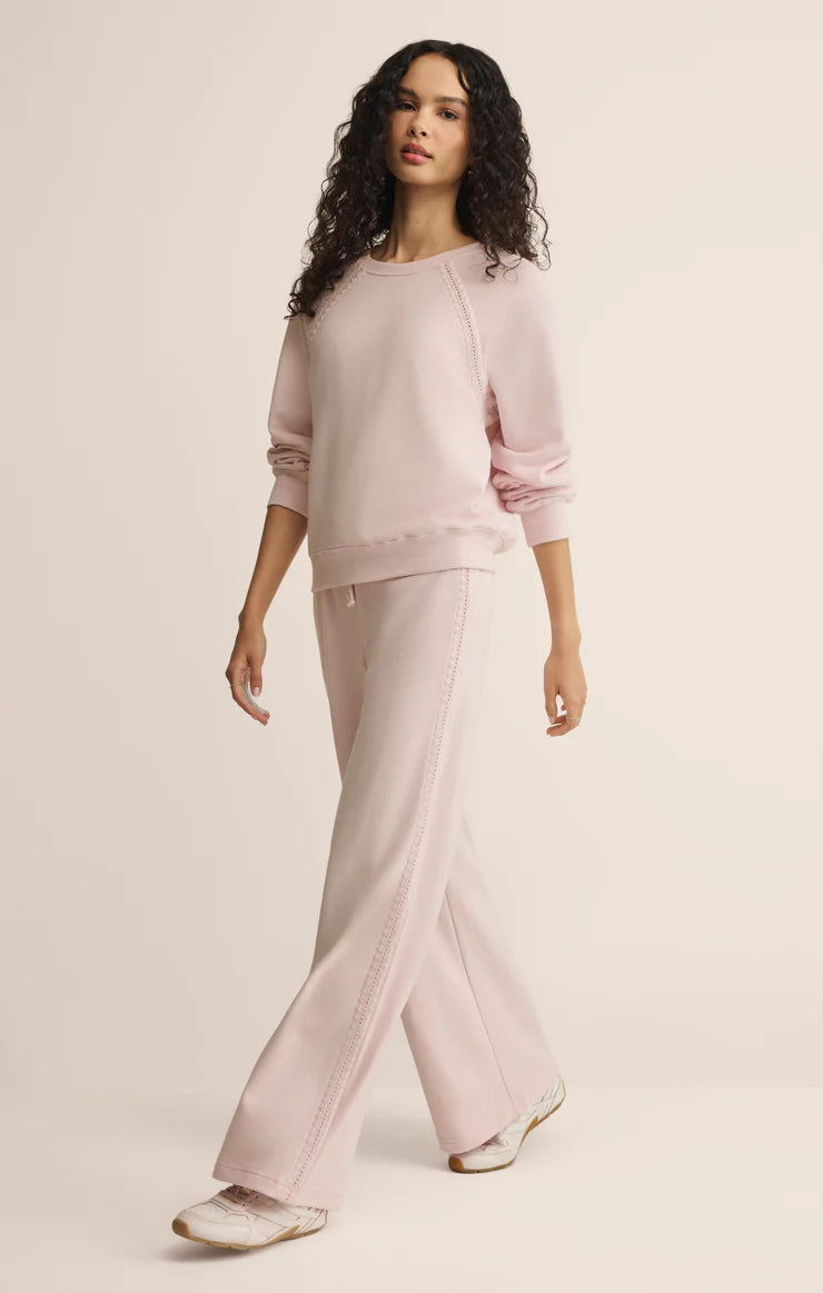 All Around French Terry Sweatshirt - Washed Pink