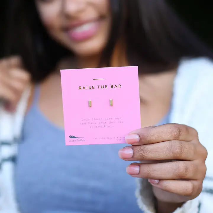 NEW MOON RAISE THE BAR EARRINGS