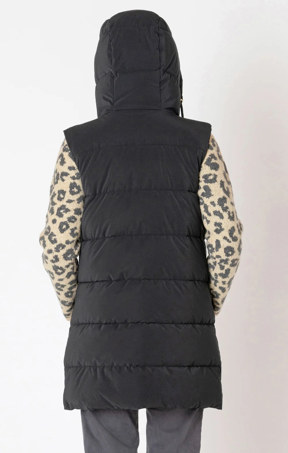 Hooded Puffer Vest by Dex