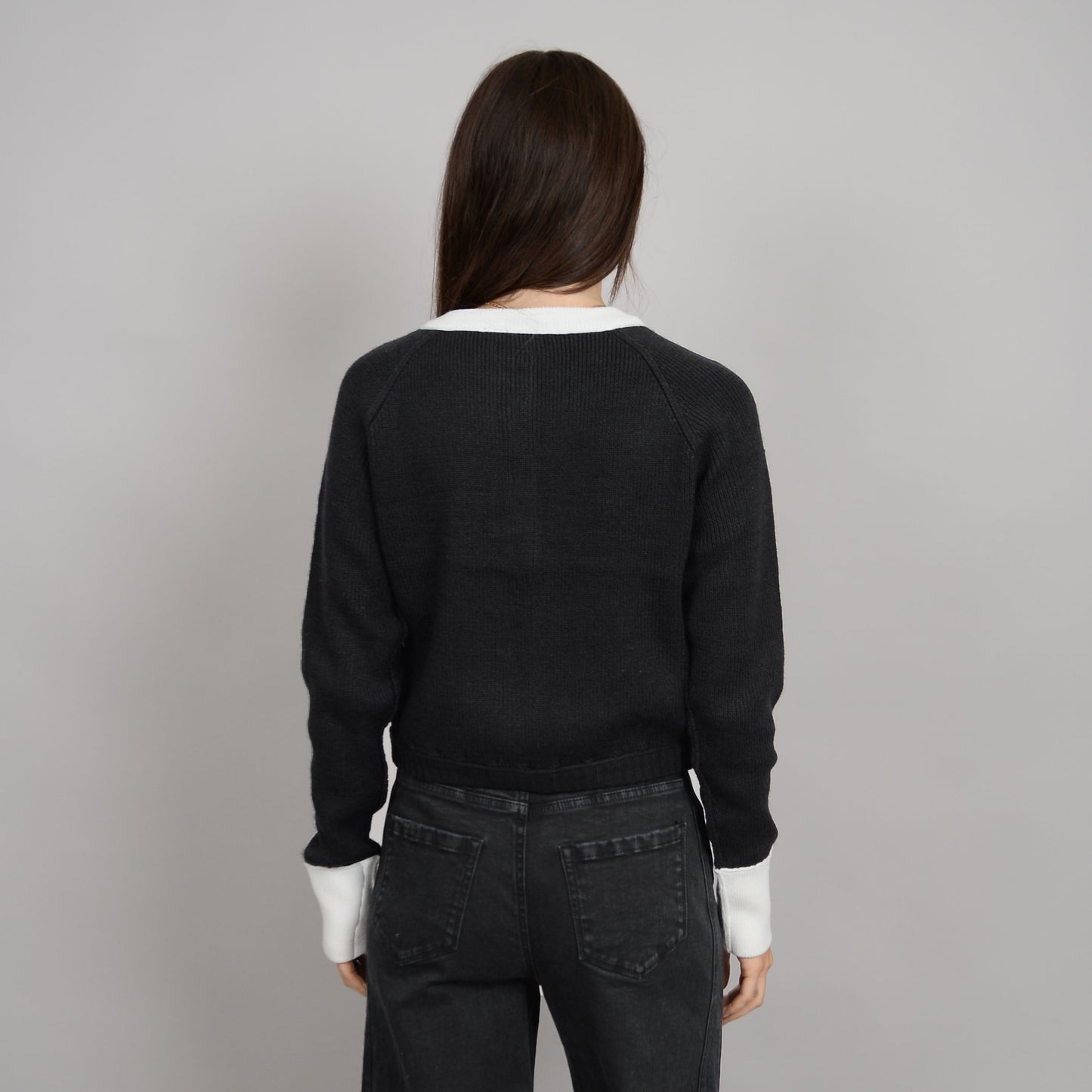 GREGORIANA LS CREWNECK CARDIGAN