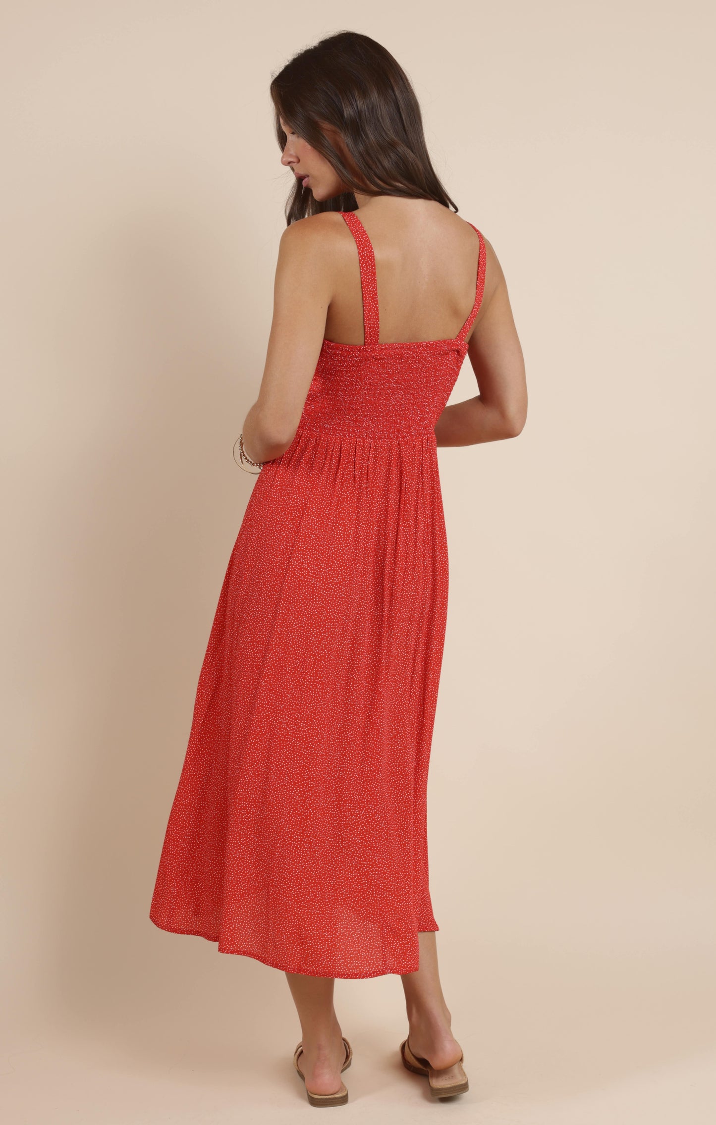 NINA MILKMAID MIDI DRESS