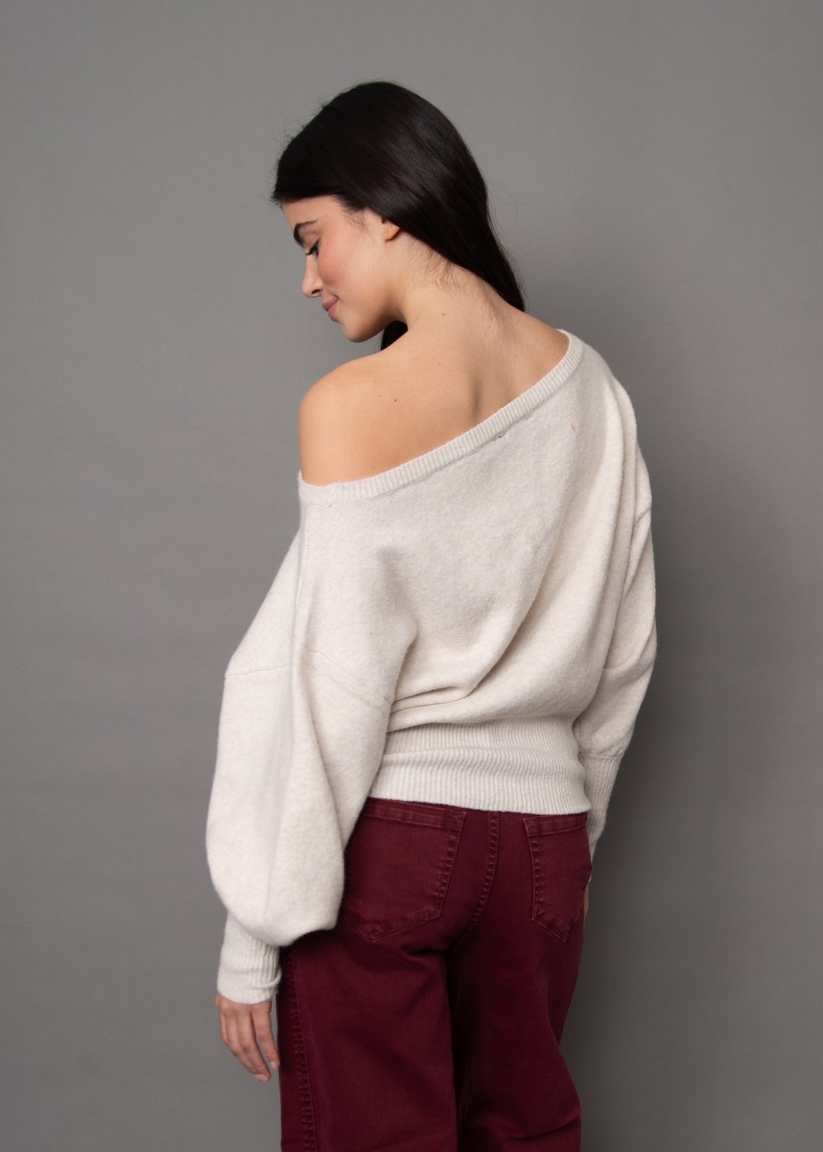 Nilamani Boatneck Pullover Sweater