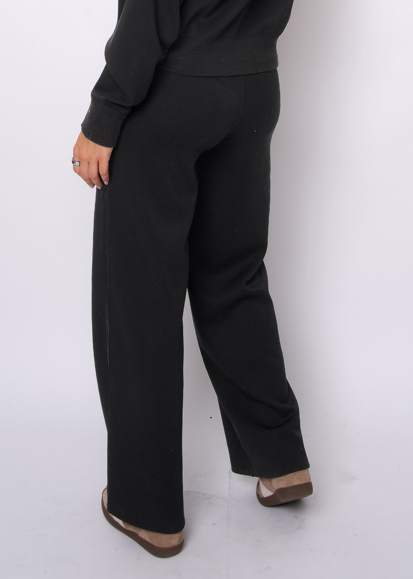 Erika Soft Knit Satin Trim Drawstring Pant