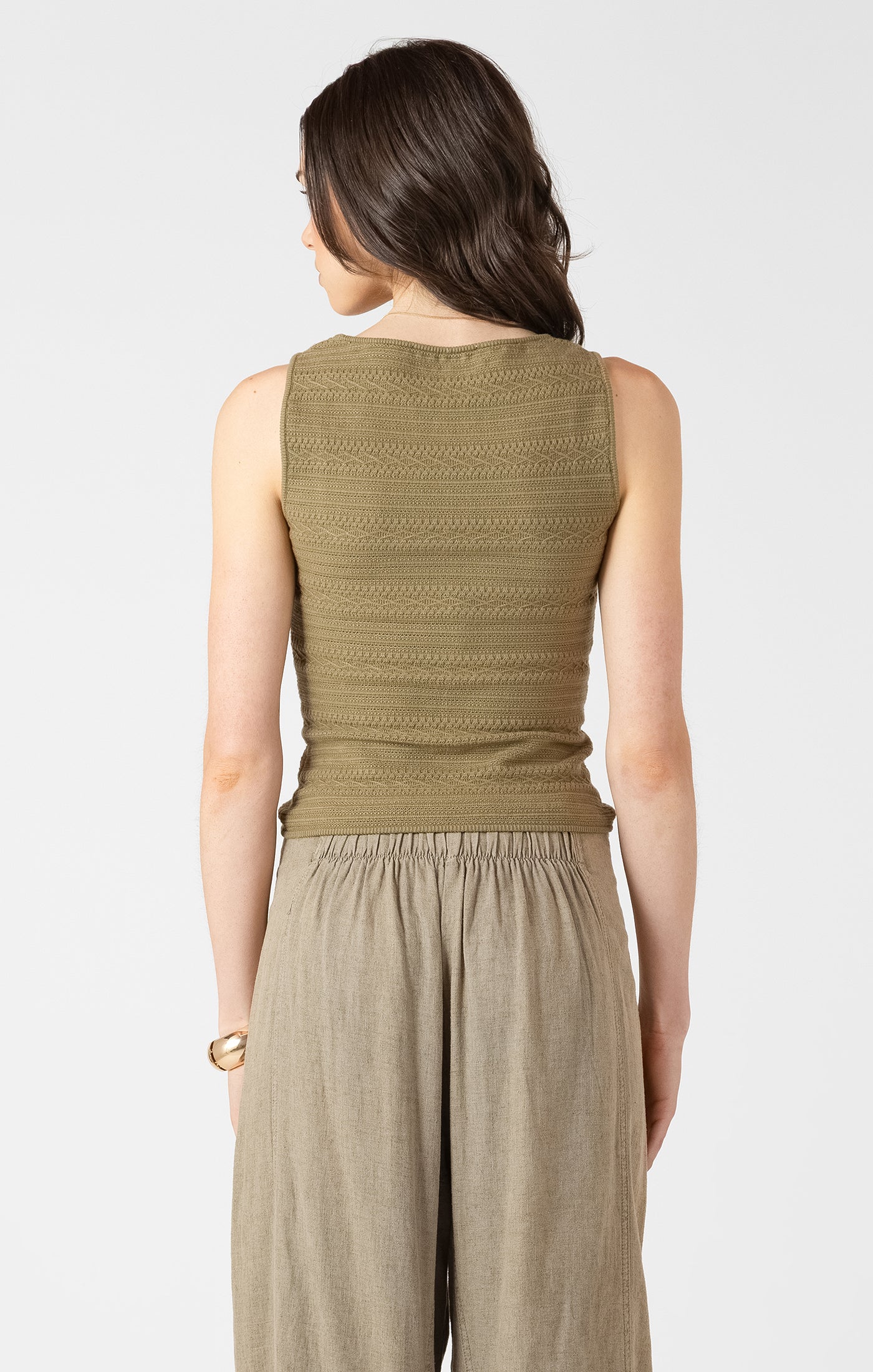 Dex Square Neck Textured Tank