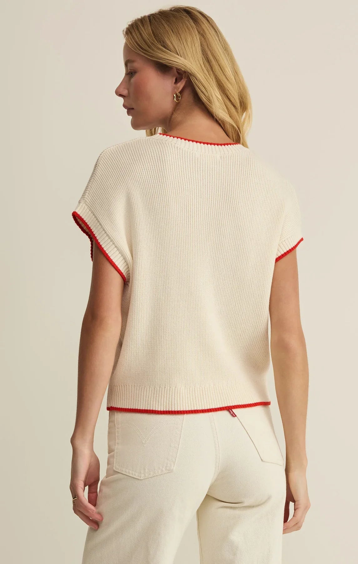 Z SUPPLY Sleeveless Patriotic Sweater