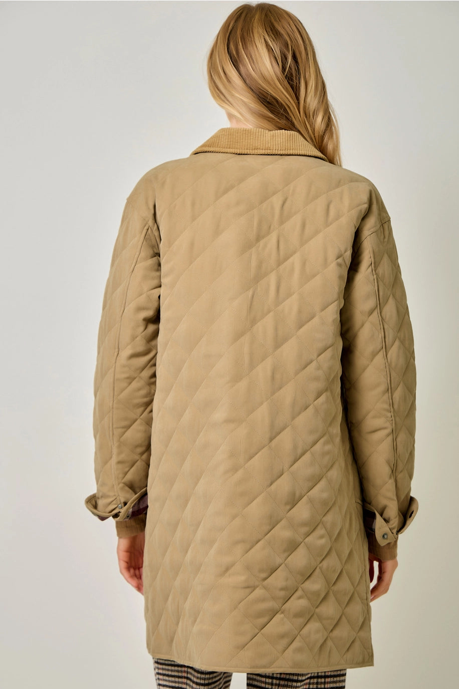 Quilted Long Jacket