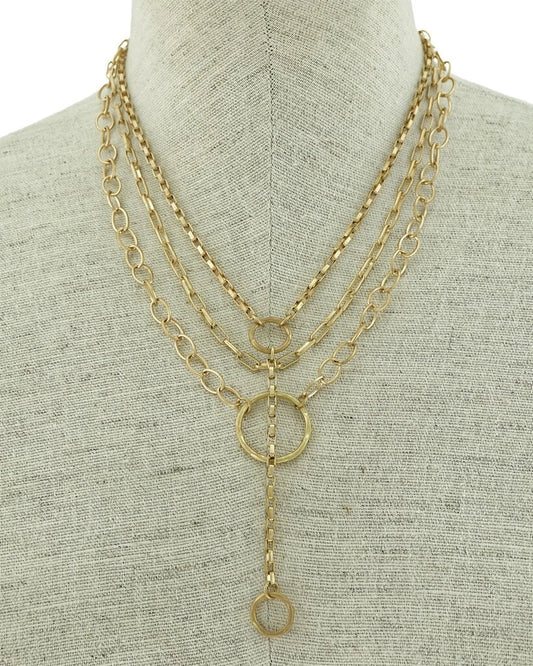 LAYERED LINKS NECKLACE