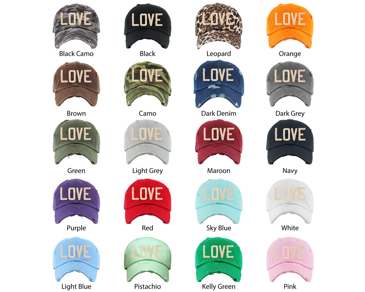 "LOVE" DAD HAT