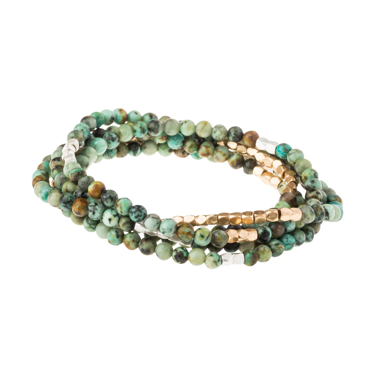 STONE WRAP AFRICAN TURQUOISE - STONE OF TRANSFORMATION