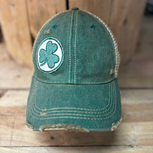 Shamrock Mesh Snapback Baseball Hat