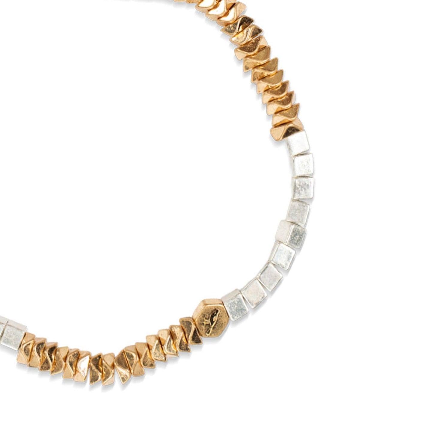 Mini Metal Stacking Bracelet - Gold/Silver