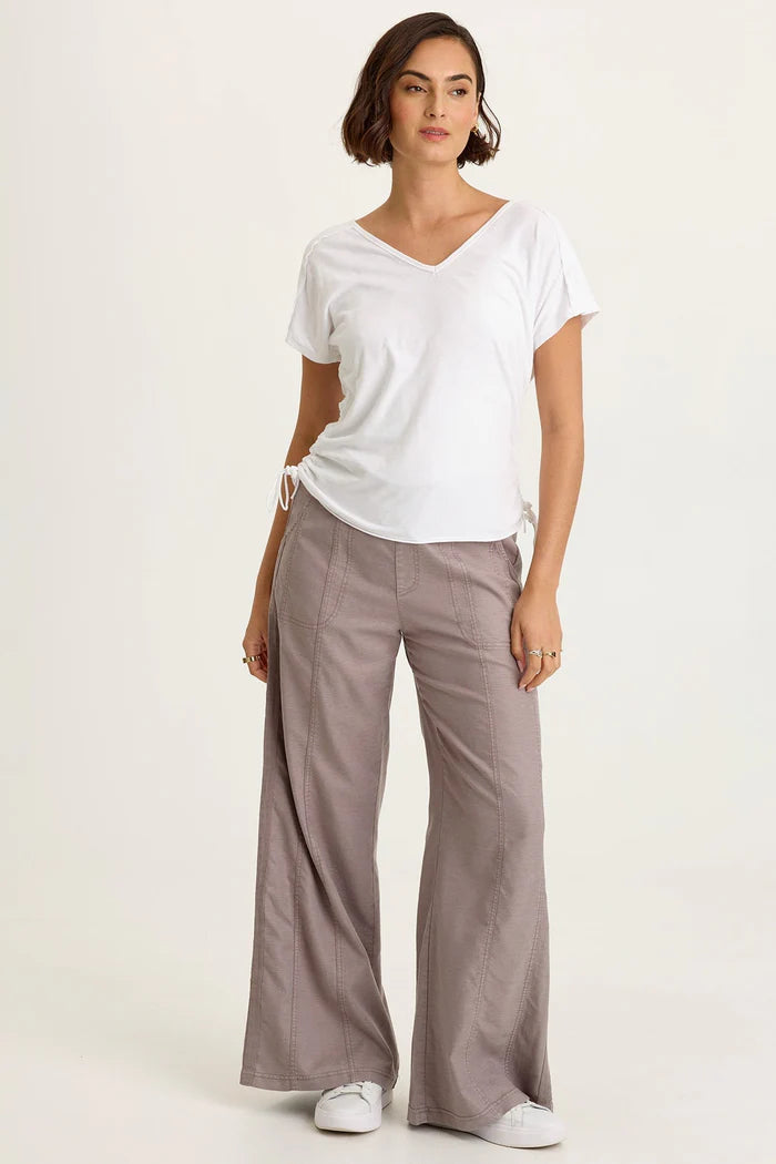 Geraldine Twill Double Seam Pant by XCVI