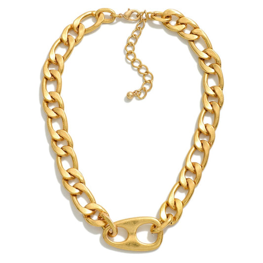 Oversized Chain Link Necklace
