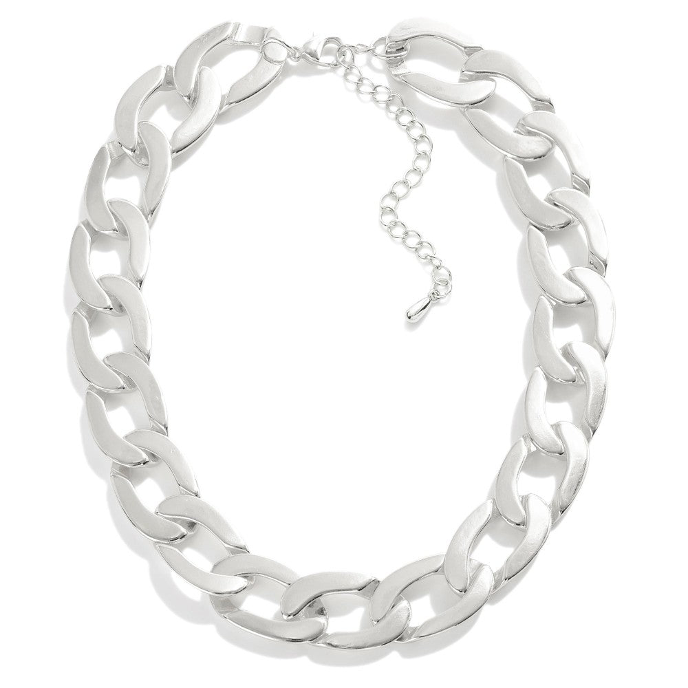 CHUNKY CHAIN LINK NECKLACE