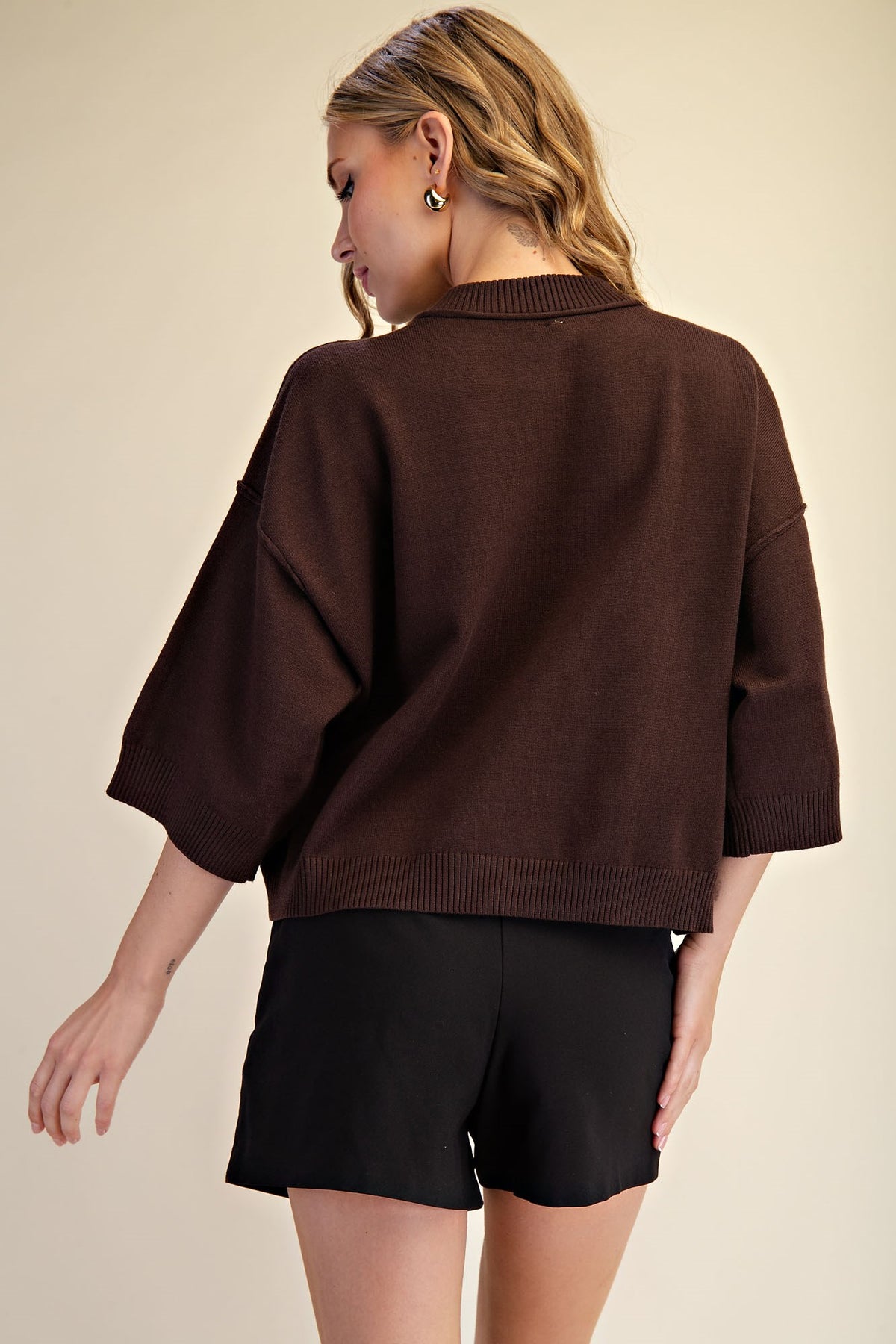 Button Up Cardigan Sweater