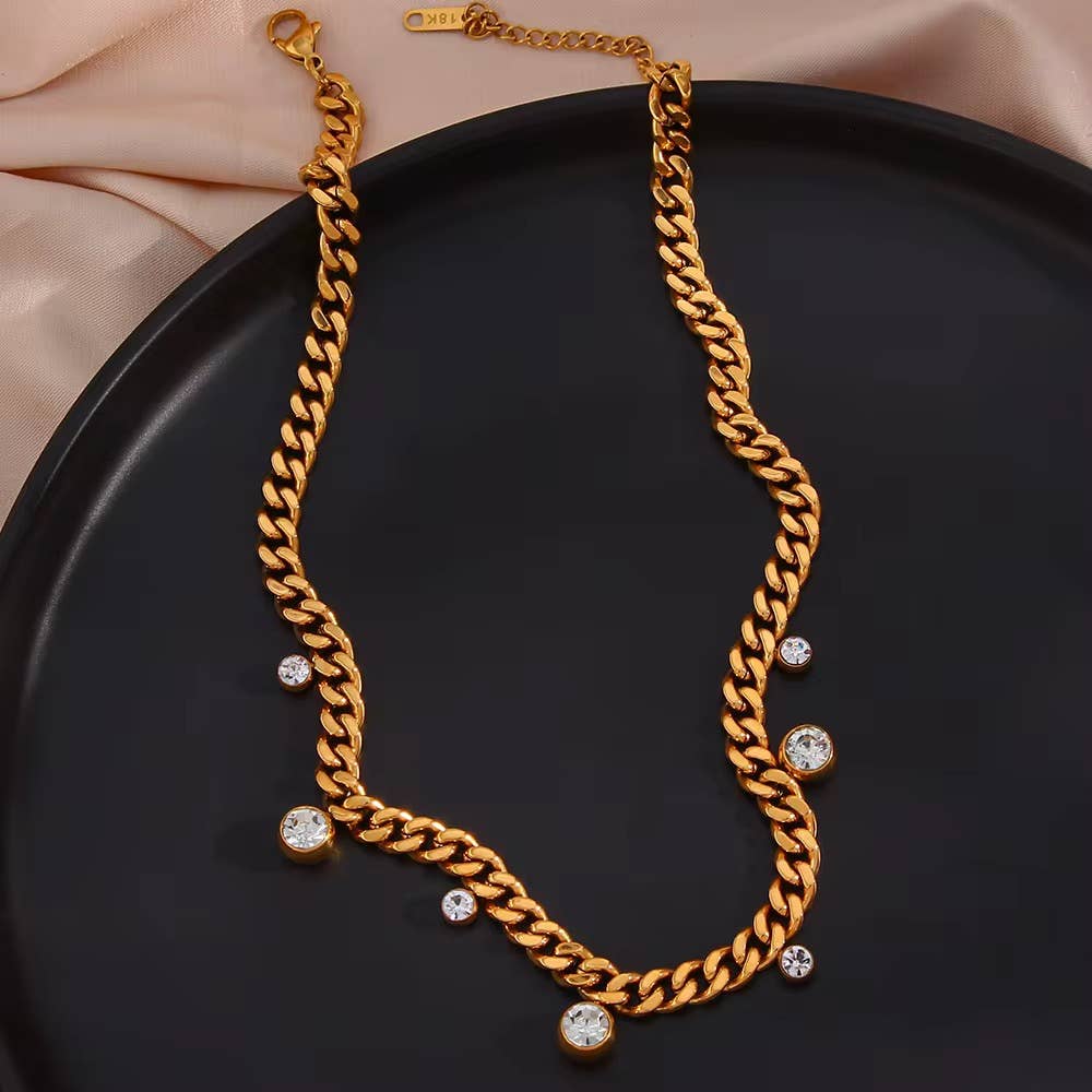 Nova Cuban Waterproof Chain Necklace