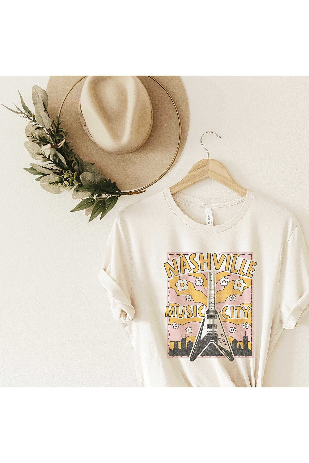 NASHVILLE MUSIC CITY GRAPHIC TEE