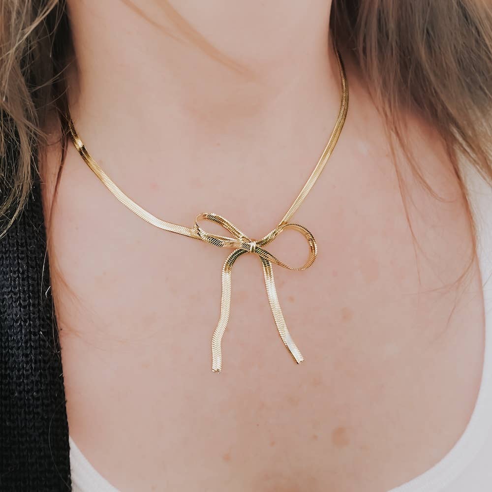 BLAIR BOW NECKLACE