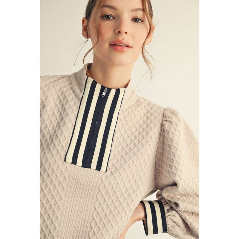 Quilted Texture Top