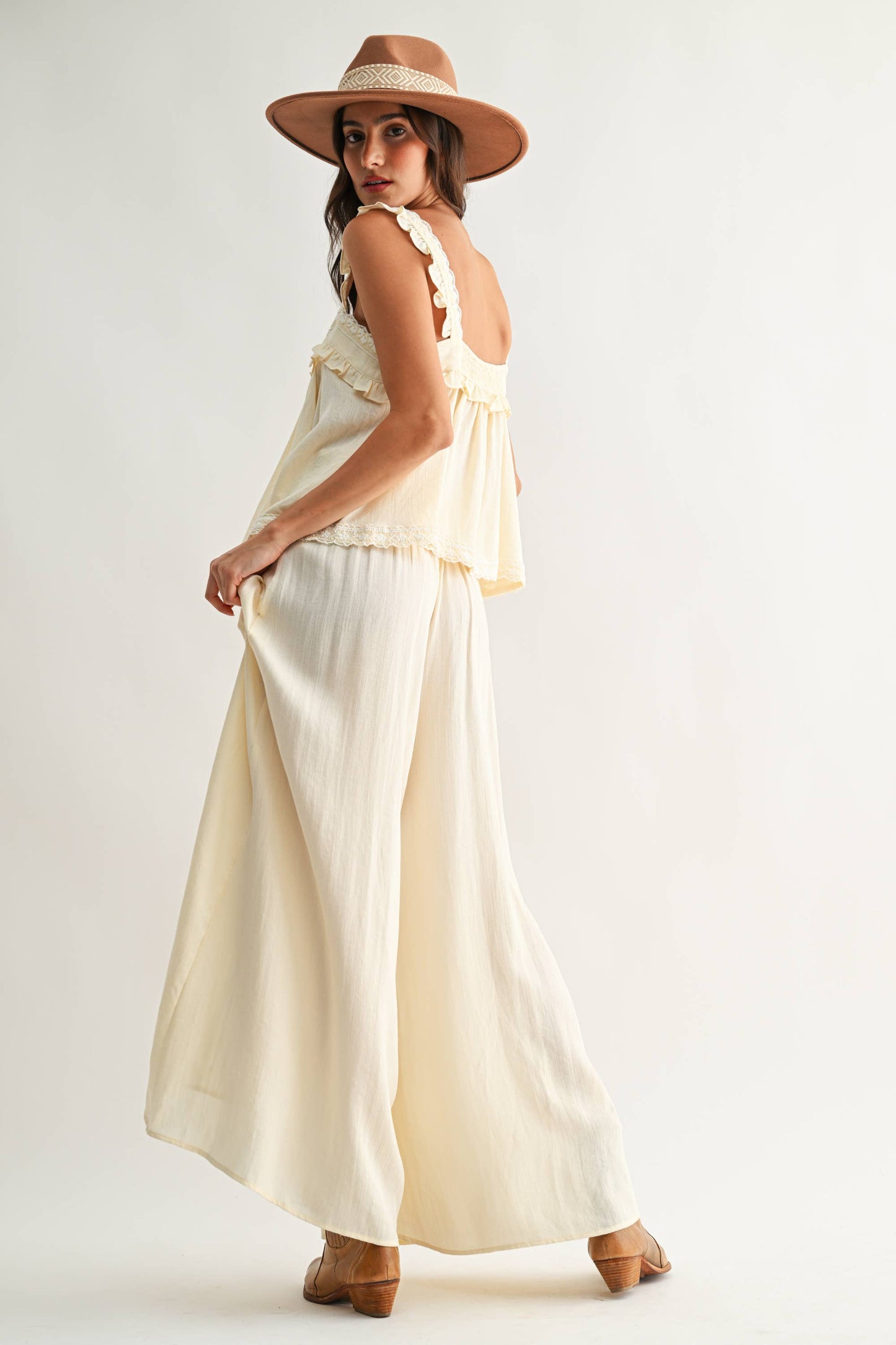 Wide-Leg Palazzo Pants