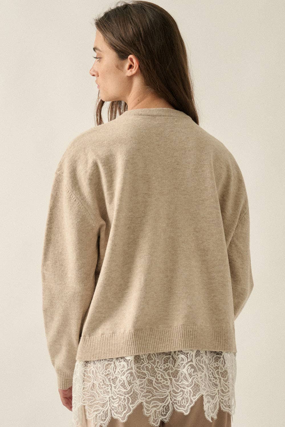 Prim Lace Sweater