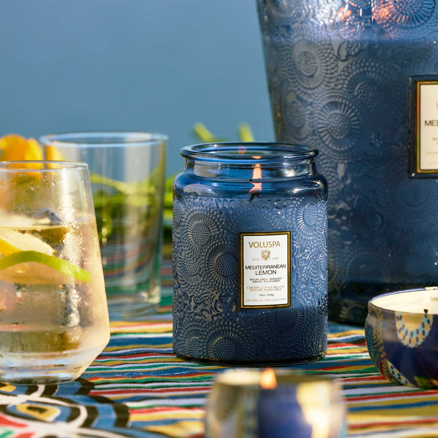MEDITERRANEAN LEMON|LARGE JAR CANDLE