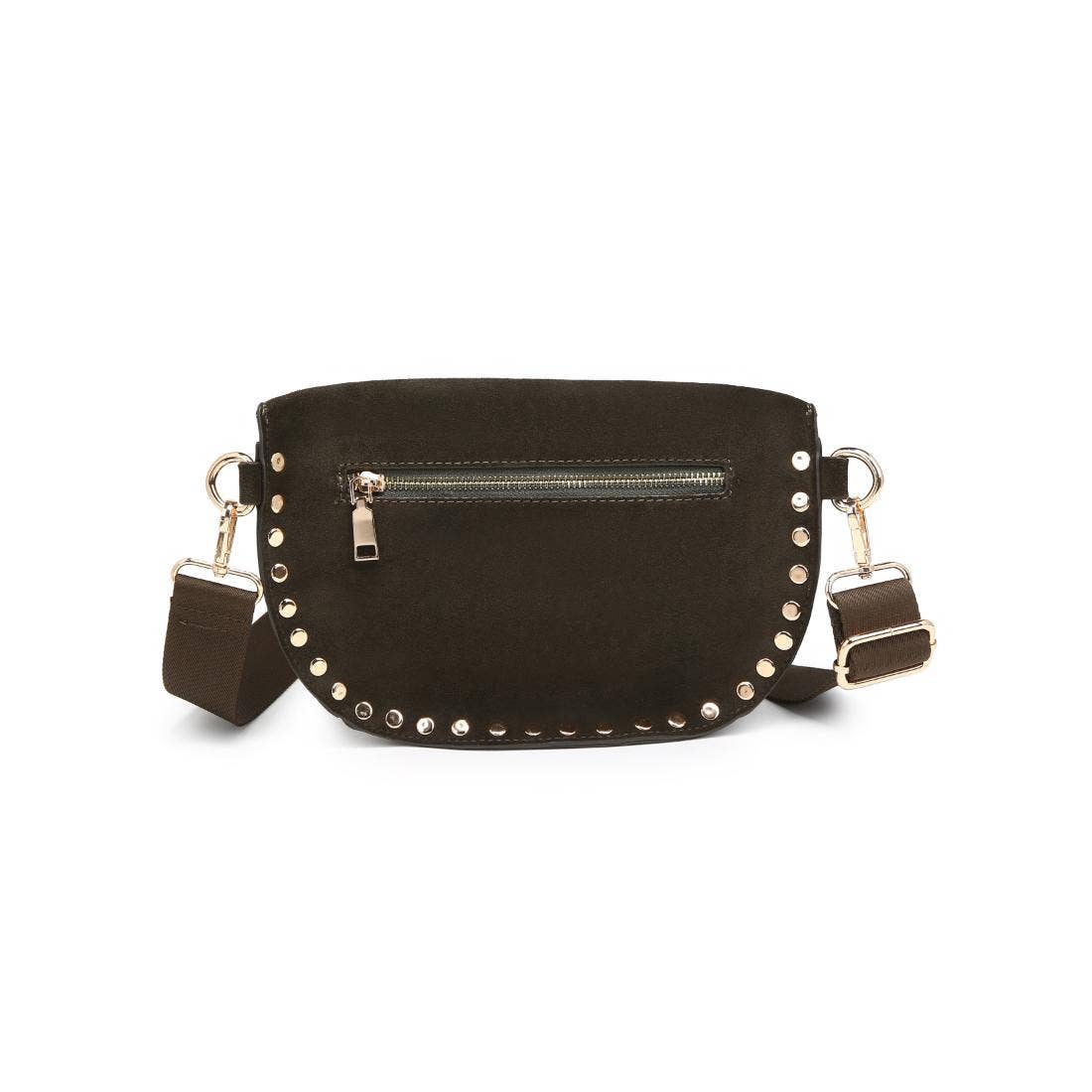 Gizelle Suede Belt Bag - Black