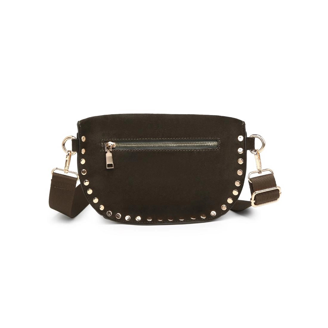 Gizelle Suede Belt Bag - Olive