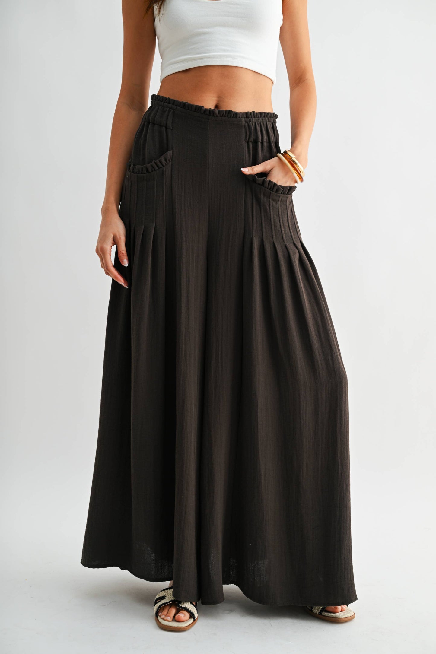 Wide-Leg Palazzo Pants