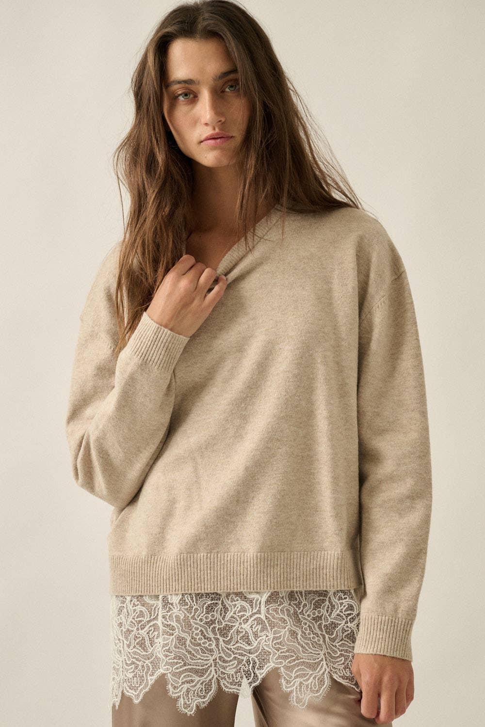 Prim Lace Sweater