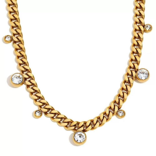 Nova Cuban Waterproof Chain Necklace