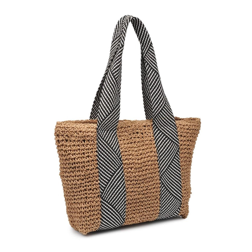 LORENA STRAW BEACH SUMMER TOTE