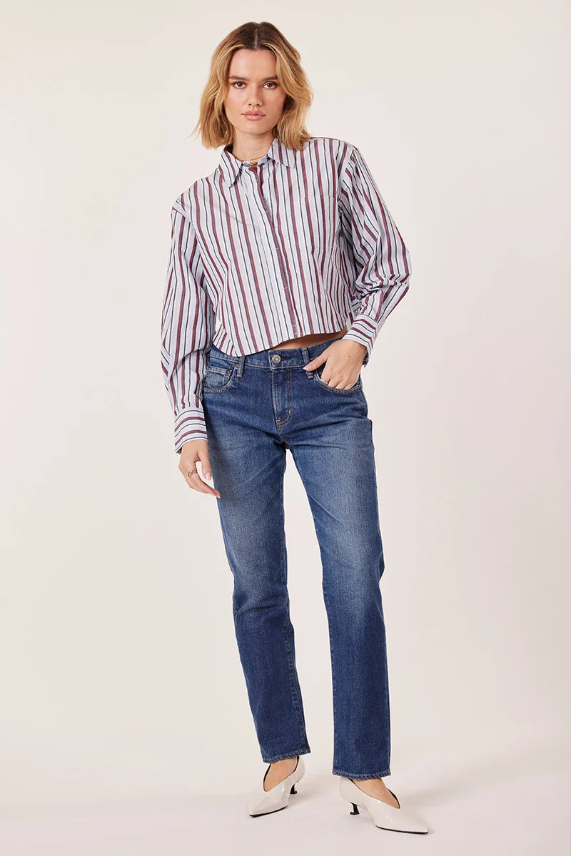 June Crop Button Up