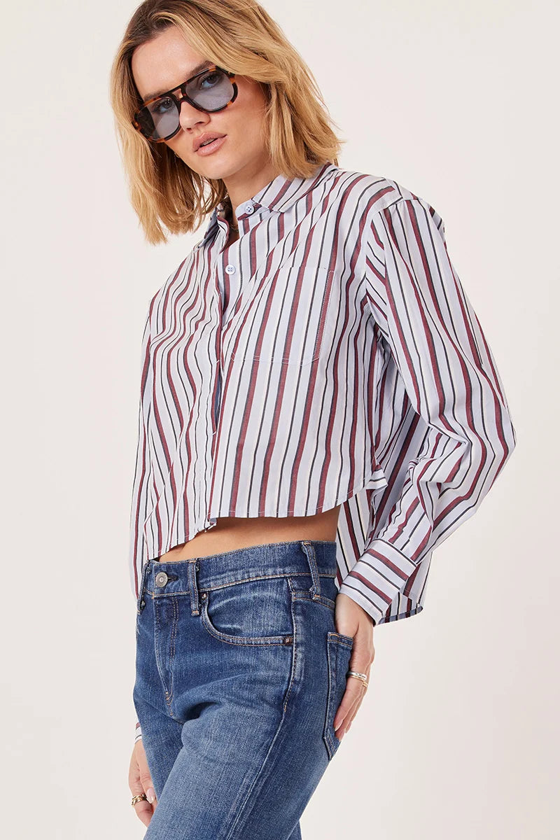June Crop Button Up