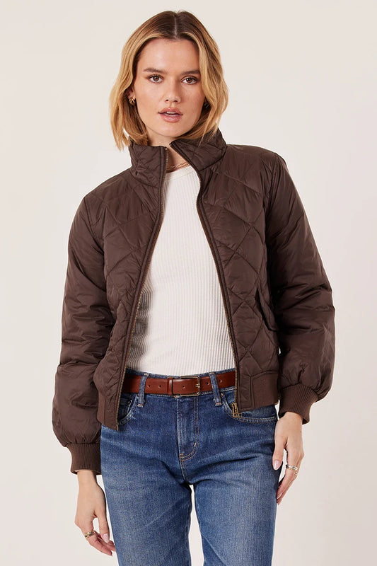Leni Mock Neck Jacket