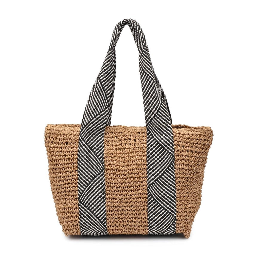 LORENA STRAW BEACH SUMMER TOTE