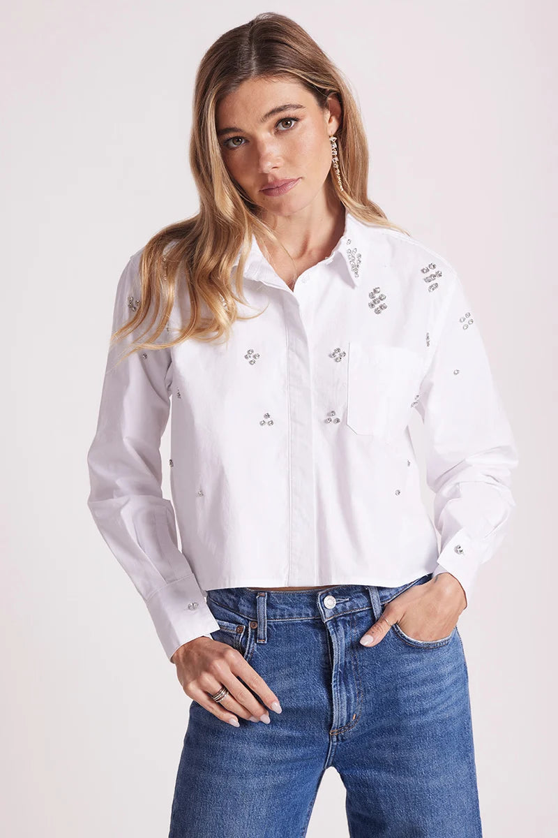 Jeweled Button Up